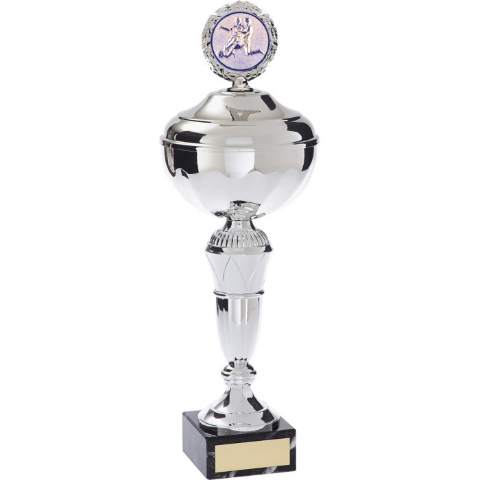 METAL FOOTBALL TROPHY  - AVAILABLE IN 4 SIZES